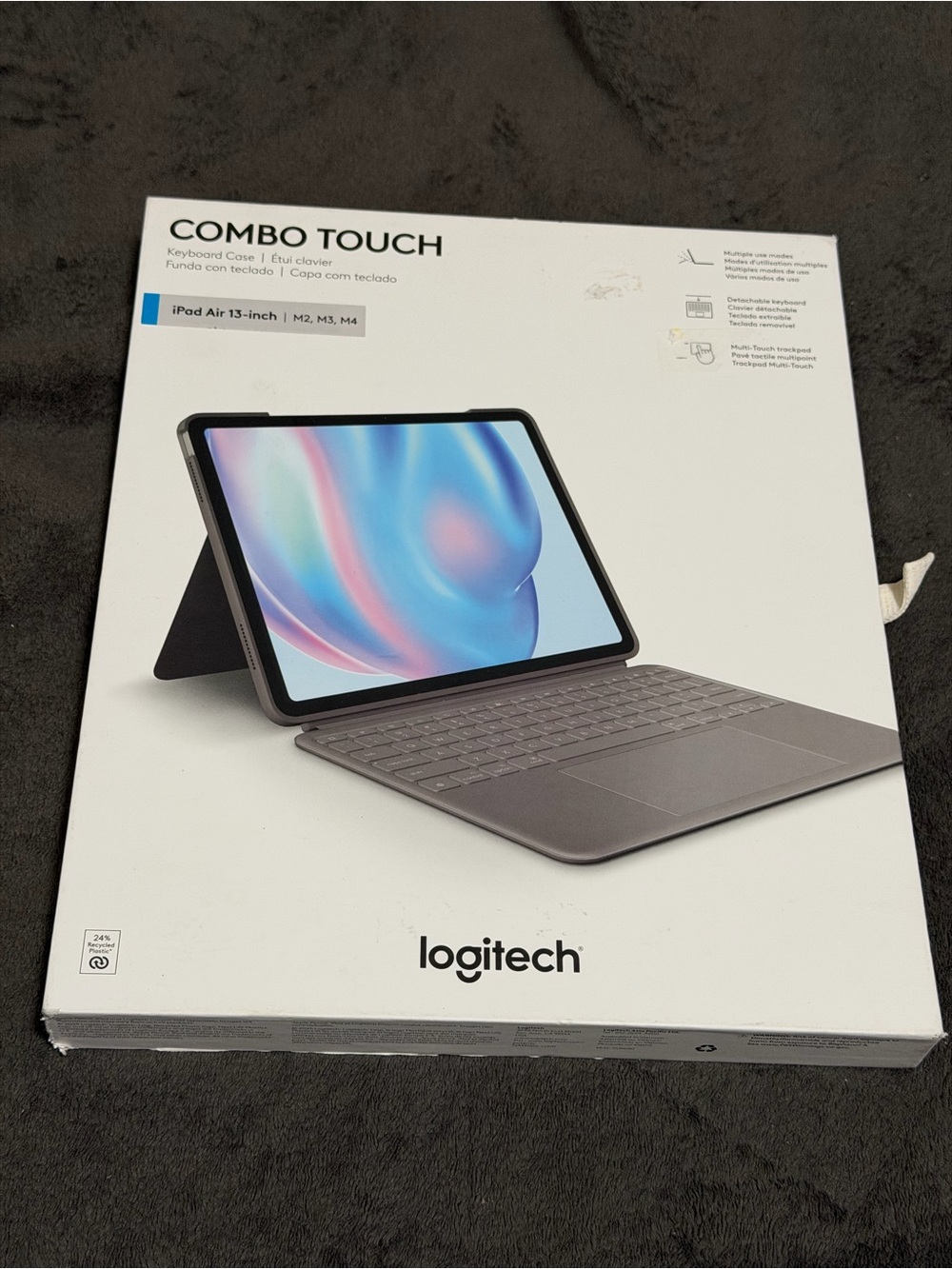 Logitech Combo Touch Keyboard Case for iPad Air 13-inch M2, M3, M4